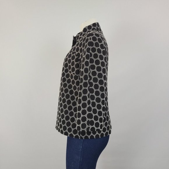 Coldwater Creek Black & White Jacket Size 10 - Picture 5 of 10
